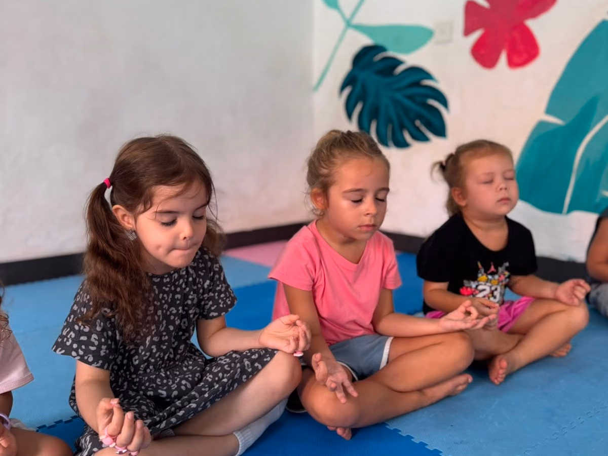 Morning circle and yoga